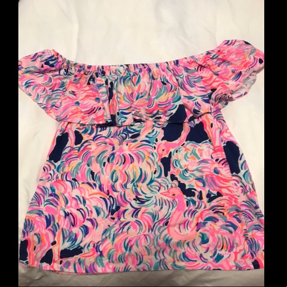 Lilly Pulitzer La Fortuna Top on Head in the Sand - Picture 2 of 4